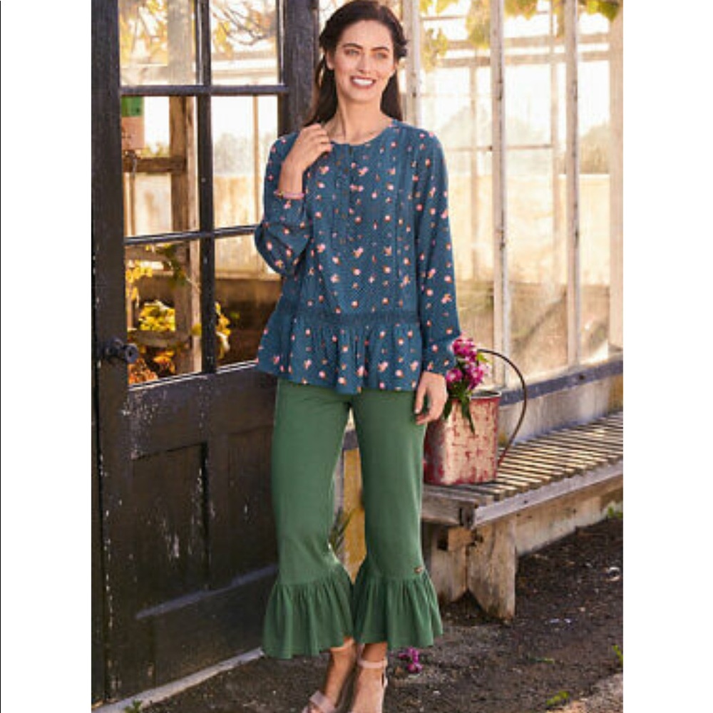 Matilda Jane Bodly Go Big Ruffles Small New